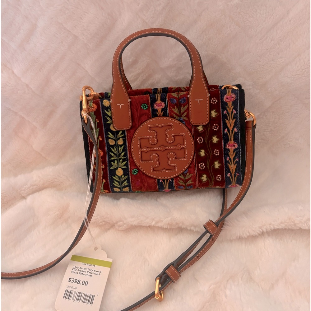 New with tags. Tory Burch micro-tote